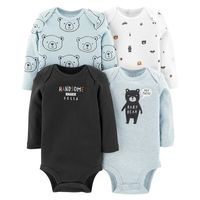 Long-sleeved Mixed Color Triangle Romper Romper Suit sku image 9