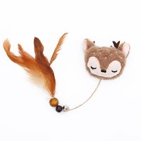 Pet Cat Toy New Cartoon Avatar Plus Feather Catnip Wholesale Pet Supplies sku image 3