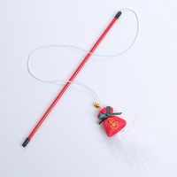 Pet Supplies Cat Toys New Year's Prosperous Series Funny Cat Stick Wholesale sku image 1