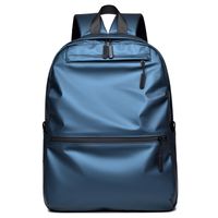 New Arrivals Fashion Texture Backpack Men's Student School Bag Casual Computer Bag Backpack sku image 2