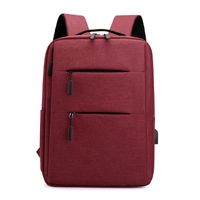 Korean Version Trendy Travel Bag Leisure Student Backpack Simple Fashion Men’s Business Backpack Computer Bag sku image 1