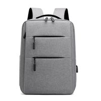 Korean Version Trendy Travel Bag Leisure Student Backpack Simple Fashion Men’s Business Backpack Computer Bag sku image 4