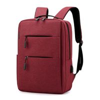 New Laptop Backpack Simple Business Casual Backpack Gift Backpack Computer Bag sku image 1