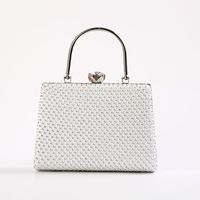 New Diamond Evening Bag Large Capacity Clutch Bag Rhinestone sku image 1