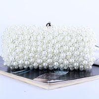 Pearl Dinner Bag Clutch Bag Handmade Bead Embroidery Bag Evening Bag Banquet Bag sku image 4