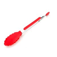 Silicone Nylon Food Tongs Stainless Steel 8-inch Barbecue Tongs Barbecue Tongs Steak Tongs sku image 3