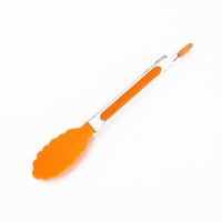 Silicone Nylon Food Tongs Stainless Steel 8-inch Barbecue Tongs Barbecue Tongs Steak Tongs sku image 4