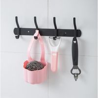 Faucet Drain Rack Sink Drain Rack Sink Hanging Bag Dishwashing Sponge Storage Rack Storage Basket main image 3