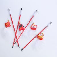 Pet Supplies Cat Toys New Year's Prosperous Series Funny Cat Stick Wholesale main image 1