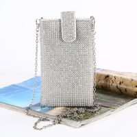 Black Gold Silver Solid Color Evening Bags main image 1