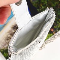 Black Gold Silver Solid Color Evening Bags main image 4