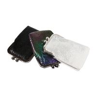 Creative Sequined Mobile Phone Bag Handmade Magic Color Aluminum Dinner Bag Chain Small Bag Wholesale main image 4