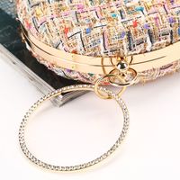 New Dinner Bag Handmade Clutch Bag Simple Banquet Bag With Handle main image 4