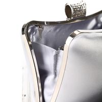 New Diamond Dinner Bag Handmade Rhinestone Banquet Clutch Bag Classic Pillow-shaped Clutch Bag main image 3