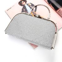 Diamantbesetzte Handgemachte Kristall Abendtasche Strass Banketttasche main image 3