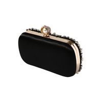 Diamanten Handgemachte Perlenstickerei Dinner Clutch Tasche Strass Abendtasche main image 4