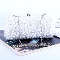 Pearl Dinner Bag Clutch Bag Handmade Bead Embroidery Bag Evening Bag Banquet Bag main image 1