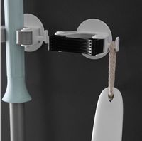 Powerful Hook Mop Clip Free Punching Household Bathroom Load-bearing Seamless Mop Holder main image 5