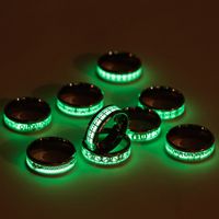 Cross-border New Lord Of The Rings Shiny Glowing Fluorescent Ring Concert Letter Text main image 5