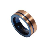 Cross-border Popular Classic Tungsten Steel Ring European And American Tungsten Gold Jewelry Custom Wholesale main image 2
