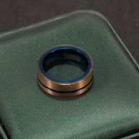 Cross-border Popular Classic Tungsten Steel Ring European And American Tungsten Gold Jewelry Custom Wholesale main image 6