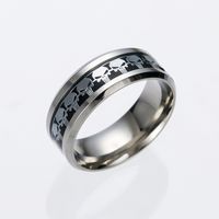 European And American Cross-border Skull Personalized Ring Finger Stainless Steel Ring main image 5