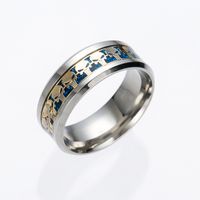 European And American Cross-border Skull Personalized Ring Finger Stainless Steel Ring main image 6