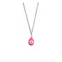 New Devil's Eye Pendant Stainless Steel Chain Necklace Ladies Jewelry Wholesale main image 3