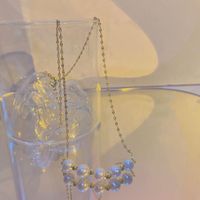 Einfache Perlenhalskette Weibliche Halskette Weibliche Einfache Wilde Art Und Weiselippen Schlüsselbeinkette Großhandel main image 3
