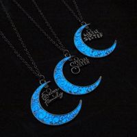 European And American Halloween Hot Hollow Moon Luminous Lucky Tree Clavicle Chain Accessories Necklace Factory In Stock Ornament main image 5