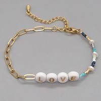 Go2boho Cruzado 21 Nuevo Miyuki Cuenta En Forma De Agua Dulce Perla Acero Inoxidable Tejido Estilo Playa Pulsera Pequeña main image 1