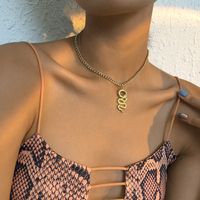 European And American Cross-border Jewelry Single-layer Simple Punk Snake-shaped Necklace Retro Necklace main image 4