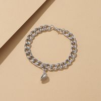 European And American New Personality Magnet Heart-shaped Bracelet Retro Round Couple Bracelets main image 4