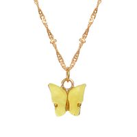 Fashion Butterfly Pendant Alloy Necklace Wholesale sku image 2