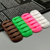 Five-hole Cable Holder Multi-hole Cable Organizer Desktop Cable Clamp main image 4