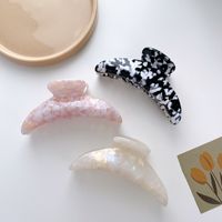 Korean Fashion Arc Acetate Grab Clip Medium Plate Hair Clip Temperament Ponytail Clip Back Head Hair Accessories main image 1