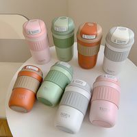 Candy Color High-value Coffee Cup Portable Thermos Cup main image 5