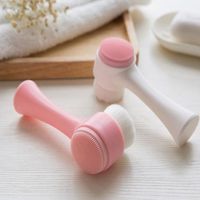 Silicone Washing Brush Hand-cleaning Brush Cleansing Cleans Double Massage Brush main image 5