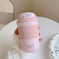 Candy Color High-value Coffee Cup Portable Thermos Cup sku image 1