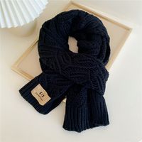 Women's Simple Style Commute Solid Color Polyester Scarf sku image 3