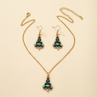 Neue Einfache Diamanten Weihnachtsbaum Halskette sku image 3