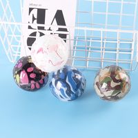 Dog Toy Pet Tennis Fans Color Vocal Toy Molar Bite-resistant Teeth Cleaning Interactive Training Vocal Ball main image 4