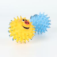 Pet Toy Ball Rubber Vocal Pet Toy Wear-resistant Bite-resistant Fun Cartoon Toy main image 2