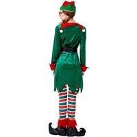 New Christmas Elf Costume European And American Cosplay Costume Adult Green Suit main image 6
