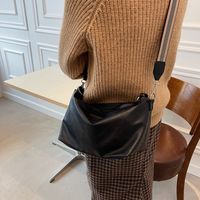 Soft Leather Simple Small Bag New Fashion Korean Version Tote Bag Autumn Single Shoulder Messenger Bag main image 4