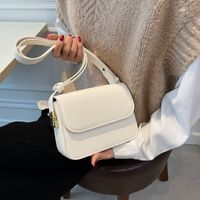 Popular Clamshell Simple Casual Shoulder Bag Autumn Fashion Messenger Small Square Bag main image 1