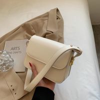 Popular Clamshell Simple Casual Shoulder Bag Autumn Fashion Messenger Small Square Bag main image 6