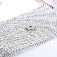 Cross-border Dinner Bag Diamond-embedded Handmade Quality Model Rhinestone Bag Banquet Clutch Korean Evening Bag Factory Direct Sales main image 5