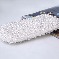 Pearl Dinner Bag Classic Handmade Bead Embroidered Clutch Large Capacity Banquet Bag main image 4