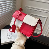 New Bags Fashion Messenger Bag Stylish Texture Portable Small Square Bag sku image 1